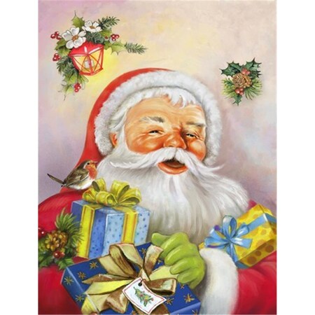 Carolines Treasures Christmas Santa Claus Presents Flag Garden Size APH5814GF